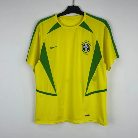 Brazil 2002-2004 Home Football Shirt Nike Brasil Soccer Jersey Women's Ladies Cover