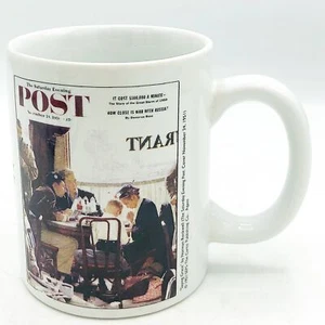 Norman Rockwell Saying Grace Saturday Evening Post Mug - Picture 1 of 7