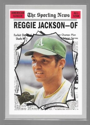 2004 Topps All-Time Fan Favorites - Reggie Jackson #5 Oakland A's - Image 1 of 2