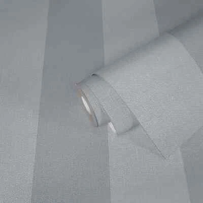 Papel pintado no tejido rayas textura textil look azul gris 3979-97 (3,47£/1m²) Foto 1 de 3