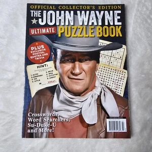 John Wayne Collector Edition Ultimate Puzzle Book Magazine 2019 Topix Media - Picture 1 of 6