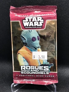WOTC Star Wars CCG Rogues and Scoundrels Booster 1-Pack SEALED. Greedo RARE! - Picture 1 of 4