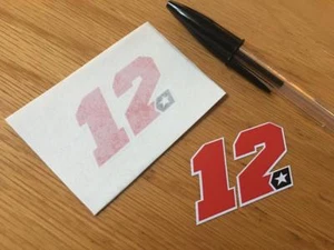 Maverick Viñales Startnummer 12 (sehr kleines Paar) - Bild 1 von 1