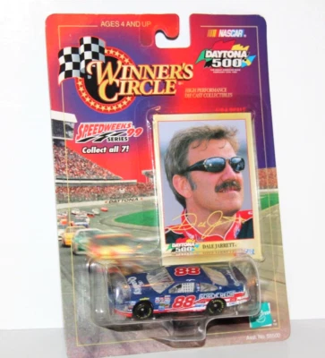1998 Dale Jarrett #88 Daytona 500 Winners Circle Nascar 1/64 Speedweeks 99 - Image 1 of 4