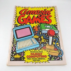 Vintage 1985 Amazin' Games Programs from Family Computing Magazine VGC - Picture 1 of 14