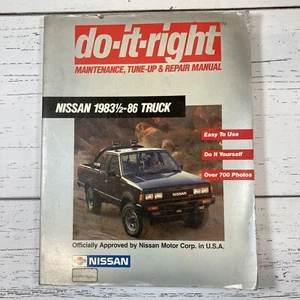 ⚡️"Do-It-Right" Nissan 1983 1/2-86 Truck Maintenance, Tune-Up and Repair Manual - Bild 1 von 8