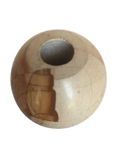 "NUEVO STOCK ANTIGUO ~ 1.5" dia Lámpara Bola de Mármol Espaciadora Lámpara Parte-MADERA DE TECA - Imagen 1 de 6
