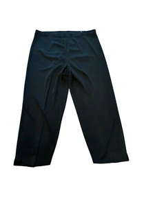 Misook Pants Womens Black Stretch Waist Classic Acrylic Knit Plus Sz 3X Pull on - Picture 1 of 12