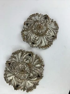 1462 2 Vintage Home Interior 7" Wandmedaillons - Bild 1 von 3