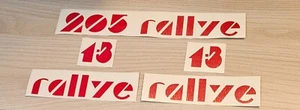 ADESIVI 205 RALLYE KIT - Imagen 1 de 1