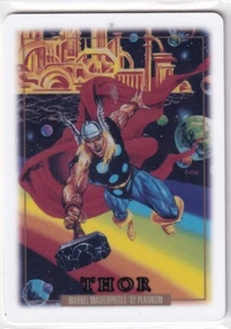 2024 Marvel Masterpieces ’92 Platinum #92 Thor Metallurgy Case Hit SP - Picture 1 of 2