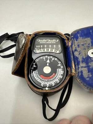 Weston Master II, Medidor de Luz Universal, Modelo 735, Estuche de Cuero, No Probado Foto 1 de 4