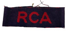 WW2 Canadian RCA Artillery Canvas Shoulder Title Insignia Single
