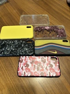 Zufällige iPhone XS Max Cover Hüllen Nike 6 Stück schön gebraucht - Bild 1 von 14