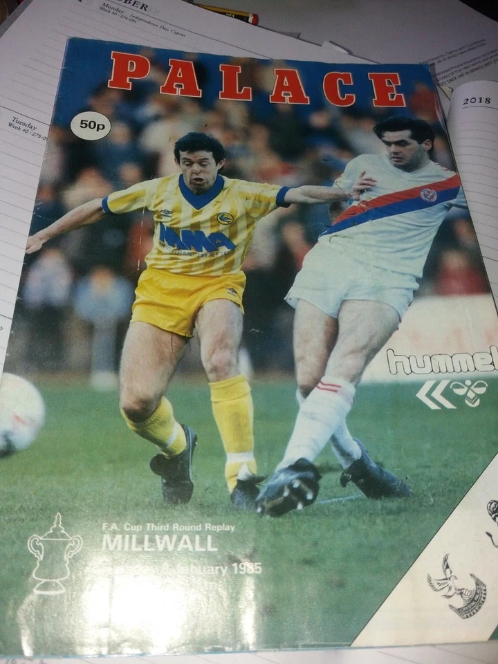 Crystal Palace v Millwall, 1984-85, FA Cup - Image 1 of 1