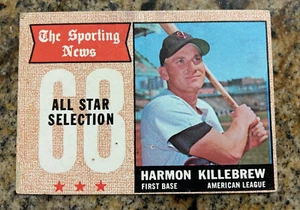 1968 Topps - Sporting News All-Stars Harmon Killebrew #361 - Picture 1 of 1