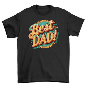 Best Dad Disc - Funny Frisbee T-shirt for The Coolest Dads! 100% cotton, Unisex - Picture 1 of 46
