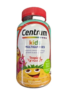 Centrum Kids Multivitamin Gummies Tropical Punch Flavor 150 count - Picture 1 of 8