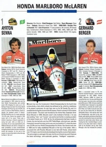 Senna, Schumacher, Hakkinen e altri - Programma firmato GP Sudafrica 1992 - Foto 1 di 7