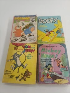 1974 - 1975 VINTAGE BIG LITTLE BOOK  LOT OF 4 BUGS BUNNY/MICKEY MOUSE/GOOFY BS - Bild 1 von 11
