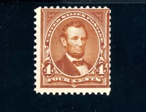 USAstamps Unused FVF US 1898 Lincoln Scott 280b OG MNH SCV $80 - Picture 1 of 2