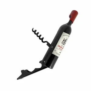 Weinflaschenförmiger Twist & Pull Korkenzieher Flaschenöffner - perfektes Geschenk.! - Bild 1 von 11