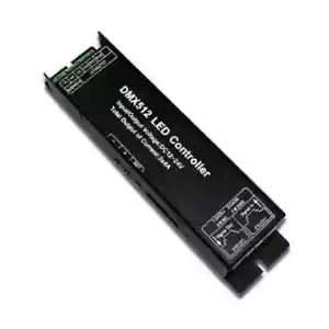 LED RGB DMX 512 Decoder Controller 3 Kanal 12A PWM Digital Display 12v 24V - Bild 1 von 10