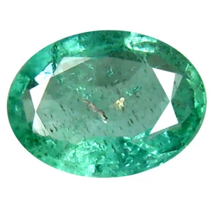 0.57 ct Excellent Oval Cut (7 x 5 mm) Colombian Emerald Natural Gemstone - Picture 1 of 1