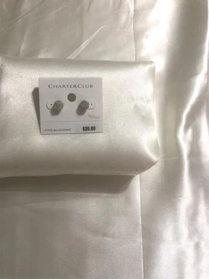 Brincos de diamante simulados Charter Club A239 - Imagem 1 de 3