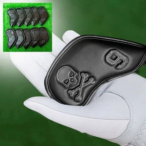 Anti-Scratch Golf Eisen Head Cover Set, Totenkopf für 10 Teile - Bild 1 von 11