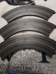 Lot of 3 Vintage Genuine Tyco R 9" Curved 1/4 Circle Slot Car Track - Picture 1 of 4