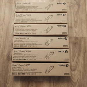 6 x Original Xerox Phaser 6700 Resttonerkartuschen Behälter 108R00975 Neu - Bild 1 von 6