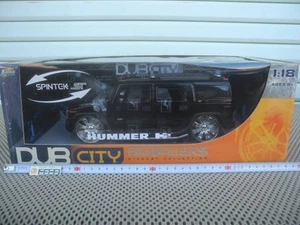 DUB CITY 1/18 HUMMER H2 Heat Series 63362 Vintage Style Miniature Model JAPAN - Picture 1 of 8