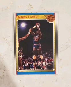 1988-89 Fleer Patrick Ewing New York Knicks All Star Team Card #130 - Picture 1 of 2