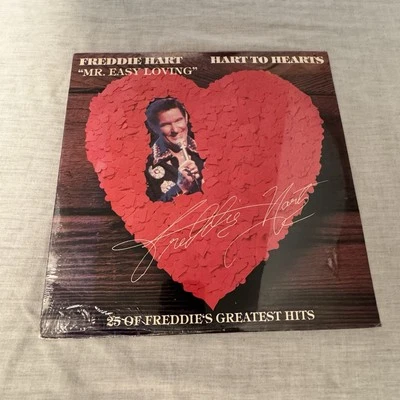 SEALED! Freddie Hart Mr Easy Loving Hart To Hearts Vinyl LP Greatest Hits 1986 - Image 1 of 4