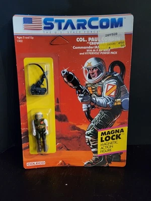 Col Paul Corbin 1986 STARCOM Vintage Coleco MOC NEW UNPUNCHED - Image 1 of 2