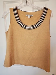 Canotta St. John in maglia marrone chiaro - Foto 1 di 3