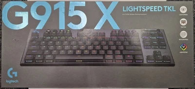Logitech G915 X LIGHTSPEED TKL Low-Profile Wireless Gaming Keyboard Black - image 1 of 2