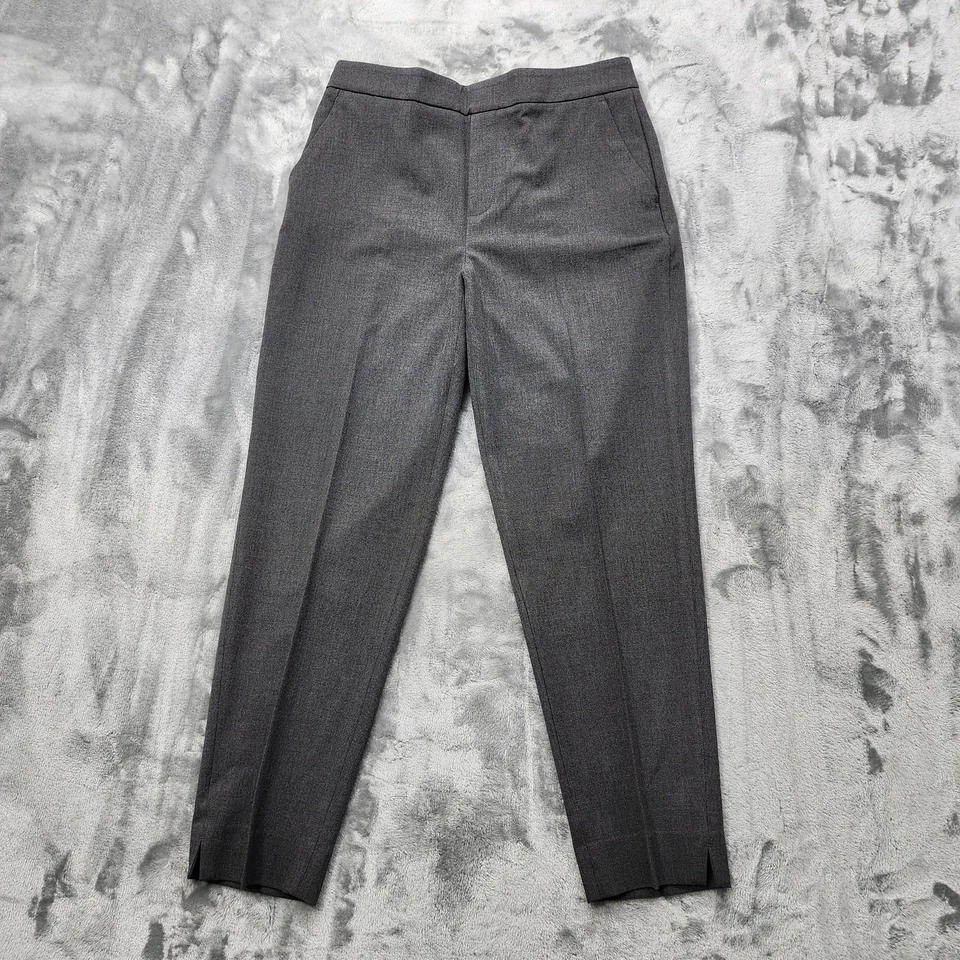 Pantalones Banana Republic para mujer 8 grises Hayden Fit tiro alto elástico Foto 1 de 4