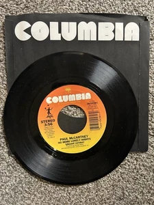 Paul McCartney “No More Lonely Nights” (ballad) Columbia 7” 45  EX Beatles - Picture 1 of 2