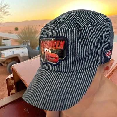 Gorra ajustada estilo ingeniero Lightning McQueen para niños pequeños de 1 a 3 años, OSFM Foto 1 de 4