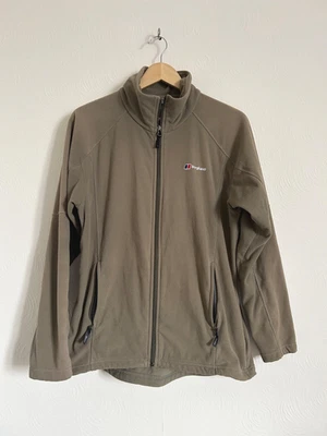 Berghaus Fleece Jacket Mens Size Medium Full Zip Khaki Green Brown Walking VGC - Image 1 of 4
