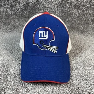 New York Giants Hat Reebok Fitted Flex Cap Blue Red White Football NFL - Picture 1 of 7