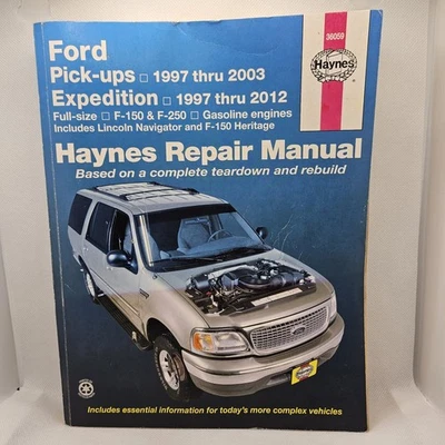 MANUAL F150 F250 EXPEDITION SERVICE REPAIR SHOP FORD HAYNES TRUCK BOOK 1997-2017 - Image 1 of 4