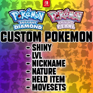 Pokemon Sword & Shield Brilliant Diamond & Shining Pearl Custom Team Max IV & EV - Picture 1 of 1