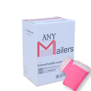 Sobre acolchado AirnDefense 100 #5 10,5X16" rosa poli burbuja envío - Imagen 1 de 13