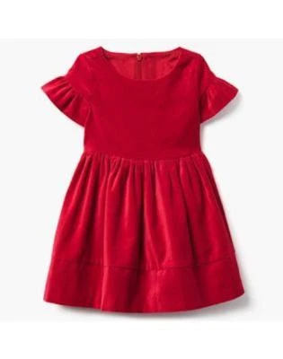 NWT Gymboree Red Velvet Dress Toddler Girls Christmas 18-24M - Imagem 1 de 2