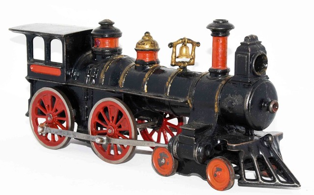 XUELLI Motor elétrico de brinquedo de trem ferroviário e trilha, locomotiva  a vapor, modelo de fundição, jogo, menino, brinquedo, crianças, presente  (tamanho : 19035E)