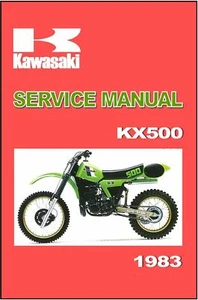 KAWASAKI Workshop Manual KX500 KX500-A1 1983 Maintenance Service & Repair - Picture 1 of 4