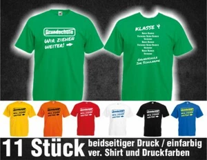 Wir ziehen weiter Grundschule Abschluss Klasse 4 beidseitig Druck 26 St. T-Shirt - Bild 1 von 4